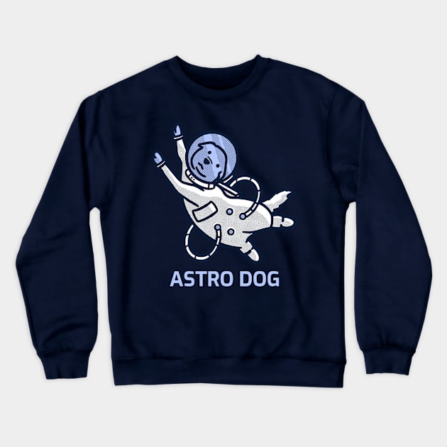 Astro Dog Crewneck Sweatshirt by Sanworld